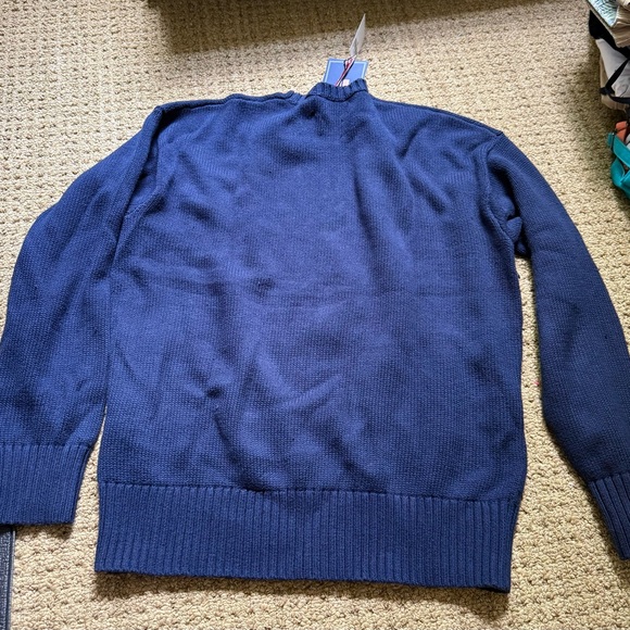 Ralph Lauren Navy Blue Crewneck Sweater 2024 Team USA ๐บ๐ธ w/ Olympic Rings NWT! - Picture 4 of 9